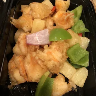 Sweet and Sour Prawns