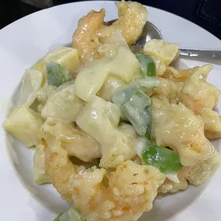 Pineapple Prawns