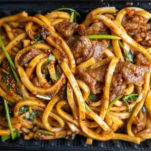 Spicy Beef Chow Mien