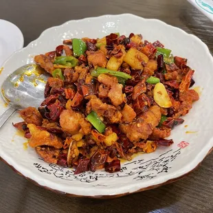 Kung Pao Chicken  good spicy flavor