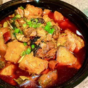 Sweet Spareribs with Potato