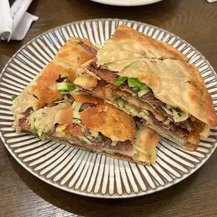 Scallion Pancake with Beef