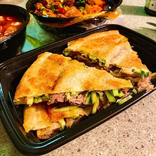 Scallion Pancake with Beef