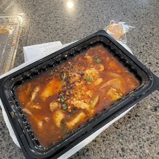 Fish in Sichuan chili oil