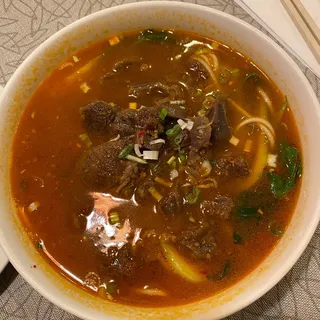 Braised Beef Sichuan Noodle Soup