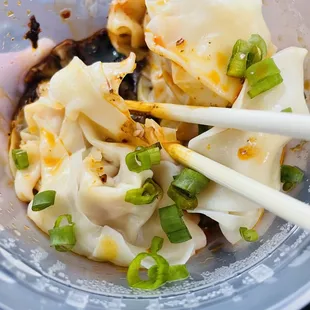 Hot and Spicy Wontons