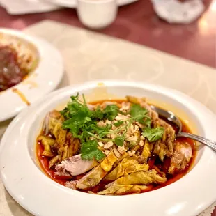 Chicken in Sichuan sauce
