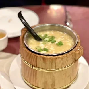Tender Tofu, Crab, Meat, Egg Yolk Stew