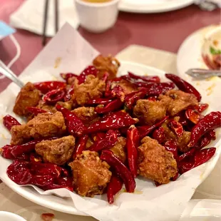 Chongqing Style Chilli Chicken