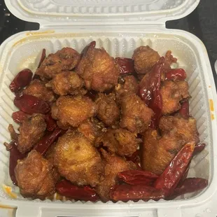 Chongqing Style Chili Chicken