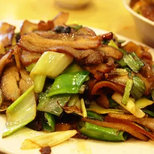Pork with Garlic Leek $8.95