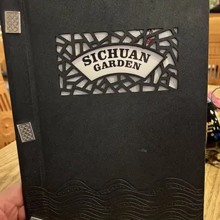 Menu cover