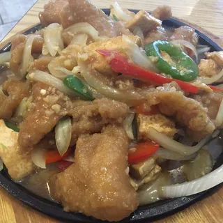 SF19. Sizzling Fish Fillets with Tofu