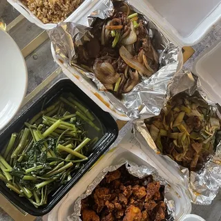 VG9. Ong Choy with Garlic Sauce