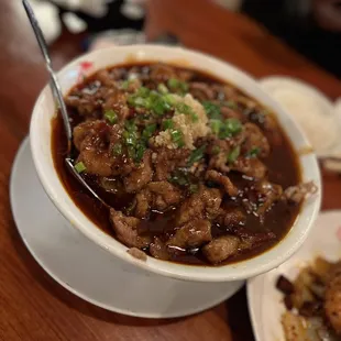 Sliced Pork in Hot Broth