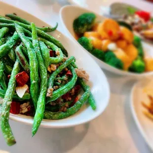 105. Dry Fried String Bean and Minced Pork (least favorite, string beans not snappy &amp; minced pork felt like an afterthought.)