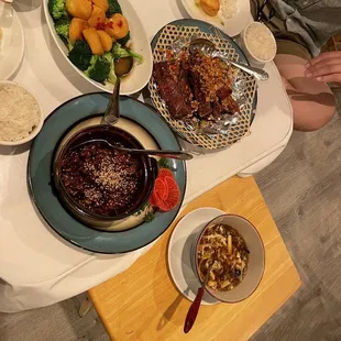 Tofu and Broccoli in Brown Sauce, 65. Roast Cumin Lamb Chop, 18. Hot and Sour Soup, 52. Beef in Red Chili Sauce