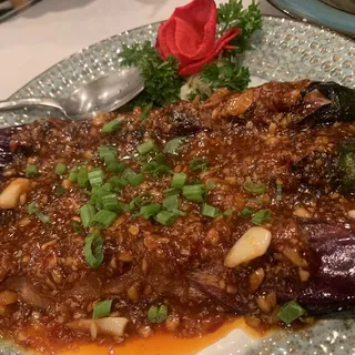 89. Eggplant in Garlic Sauce