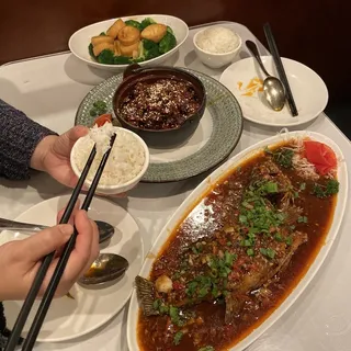 30. Whole Fish and Spicy Bean Sauce