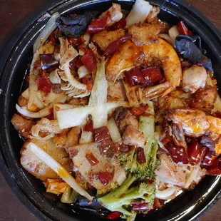 Dry Pot with Chef's Choice of Meats and Vegetables