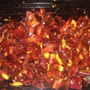 Spicy deep fried chicken