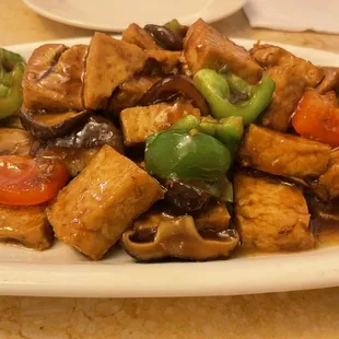 Braised Tofu with Vegetables ($11)