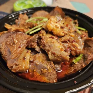 夫妻肺片/beef shank, tongue and tripe slices app (cold)