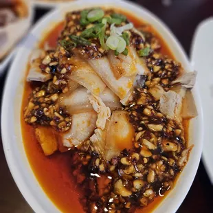 蒜泥白肉/pork belly in garlic sauce appetizer