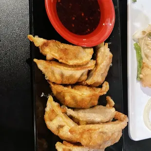 Shrimp &amp; pork fried dumplings