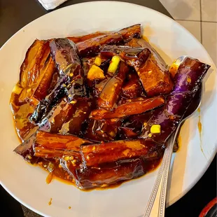 &quot;Spicy Garlic&quot; Eggplant ($12)