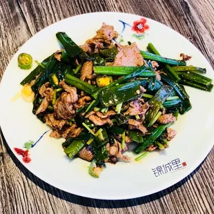 Stir fried lamb with cumin 孜然羊肉