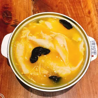 Refreshing Mutton on Golden Soup