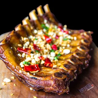 Tea Smoked Pork Ribs