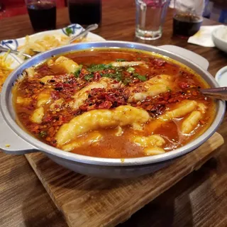 Boiled Fish Fillets in Chili Sauce