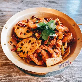 Spicy Fried Shrimp Dry Pot