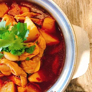 Braised Intestine Pot with Potato