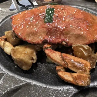Scallion and Garlic Crab