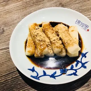 Fried Rice Cake with Brown Sugar