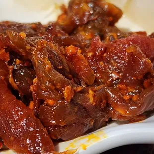Spicy beef