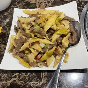 Bamboo with beef