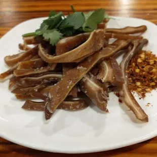 Ordered a side dish of pig ears