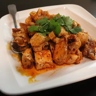 chicken w chili oil