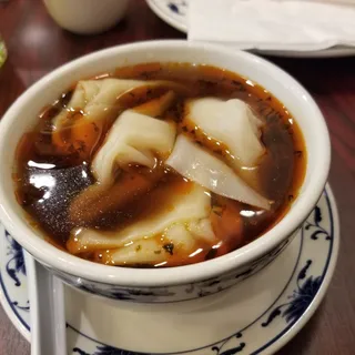 Hot and Sour Wonton Soup