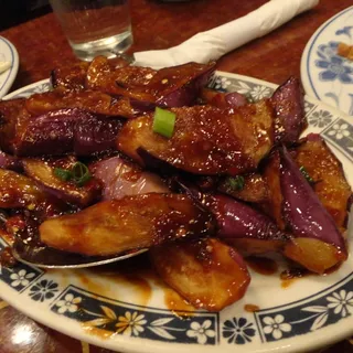 Eggplant in Hot Garlic Sauce
