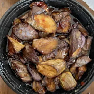 Eggplant in Garlic Sauce