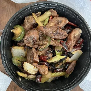 Sauteed Pork Intestines