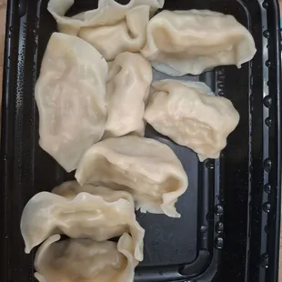 Boiled cabbage and pork dumplings  ($12.99)
