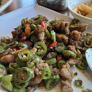 Hunan Style Diced Chicken