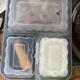 Cashew Chicken Lunch in to go carton