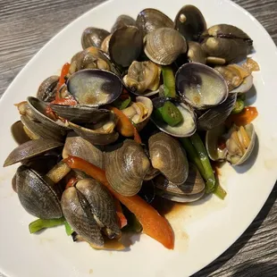 Live Clam with chili